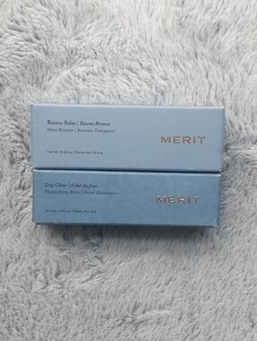 New Merit Bronze Balm & Highlighting Balm Bundle